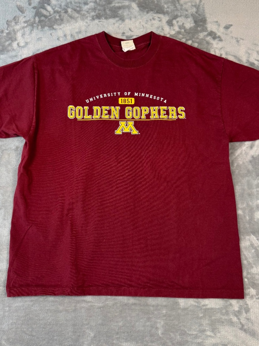 University of Minnesota Golden Gophers T-Shirt Adult XL Maroon Briar Creek NCAA